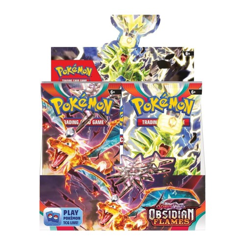 Pokemon TCG Scarlet & Violet Obsidian Flames Set Booster Pack Box Asst 36 x 10PK
