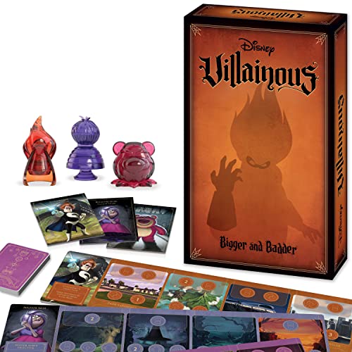 Ravensburger Disney Villainous: Bigger and Badder Strategy Board Game, 2-3 players for Ages 10 & Up – The Newest Standalone Game in The Award-Winning Line
