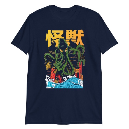 Cthulhu Kaiju T-Shirt (Unisex) - Navy / M