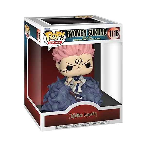 Funko Pop! Deluxe: Jujutsu Kaisen - Sukuna - Vinyl-Sammelfigur - Geschenkidee - Offizielle Handelswaren - Spielzeug Für Kinder und Erwachsene - Anime Fans - Modellfigur Für Sammler und Display
