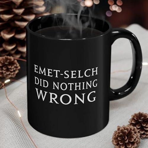 Emet-Selch Did nothing wrong FFXIV MMORPG 11-ounce Black Mug