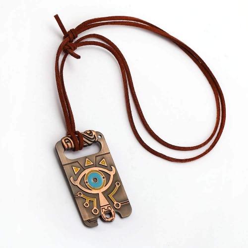 Legend of Zelda Halskette Eye Breath of The Wild Metall Seil Kette Anhänger Männer Frauen Halsketten Schmuck Zubehör - 