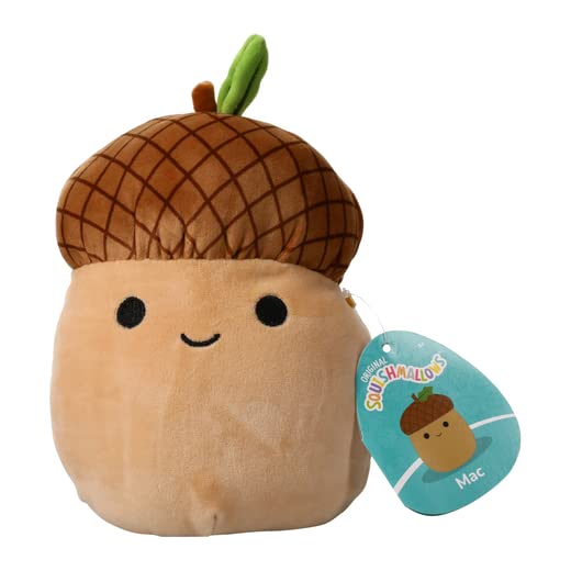 Squishmallows Kellytoy 2022 7.5" Fall Squad Acorn - 7.5" Mac the Acorn