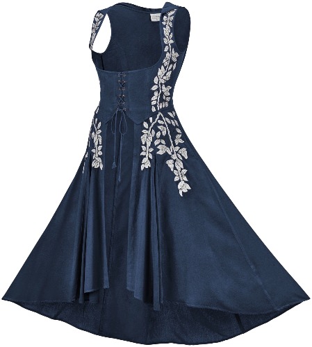 Tauriel Maxi Overdress Silver Embroidery Limited Edition | Regular / L / Polar Night