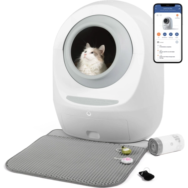 Casa Leo Leo's Loo Too WiFi Enabled Automatic Self-Cleaning Cat Litter Box Variety Pack