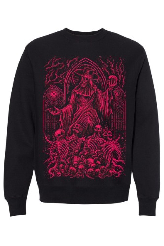 Plague Doctor Cathedral Sweatshirt [WINE] | M