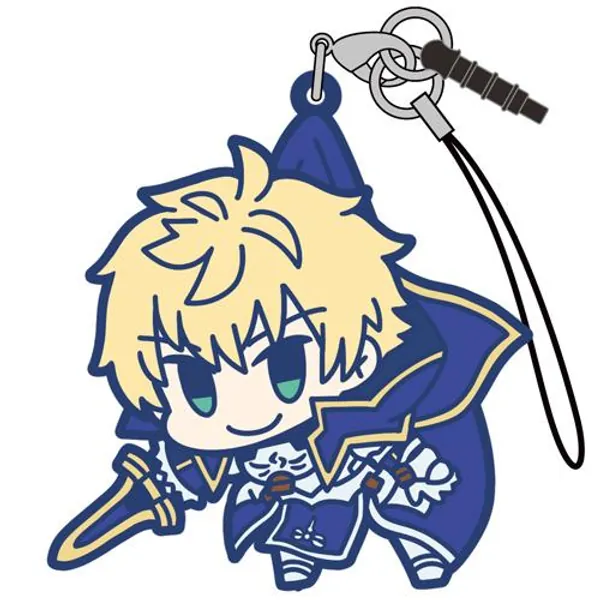 Fate Grand Order Saber Arthur Pendragon - Cospa Character Rubber Pinch Tsumamare Strap Mascot FGO [Ship in 3 to 5 Days] - In Stock