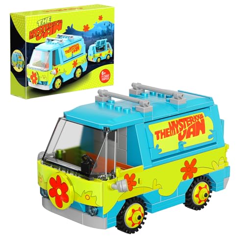 ZIQILIGHTING The Mystery Vehicle Machine Building Set - Scoobies Collectable Car Toy, Idea Gift for Kids Aged 6+ Cartoon Fans (320PCS)