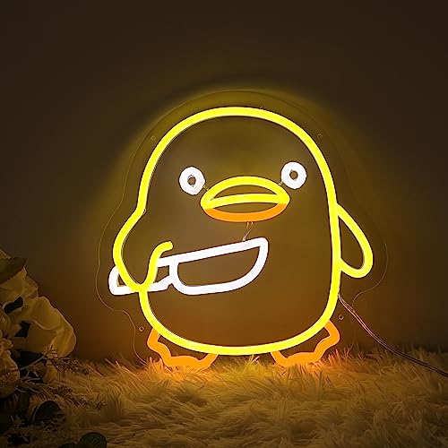 Housignz Knife Wielding Duck Neon Light