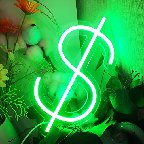 SYLHOME Dollar LED Neon Light