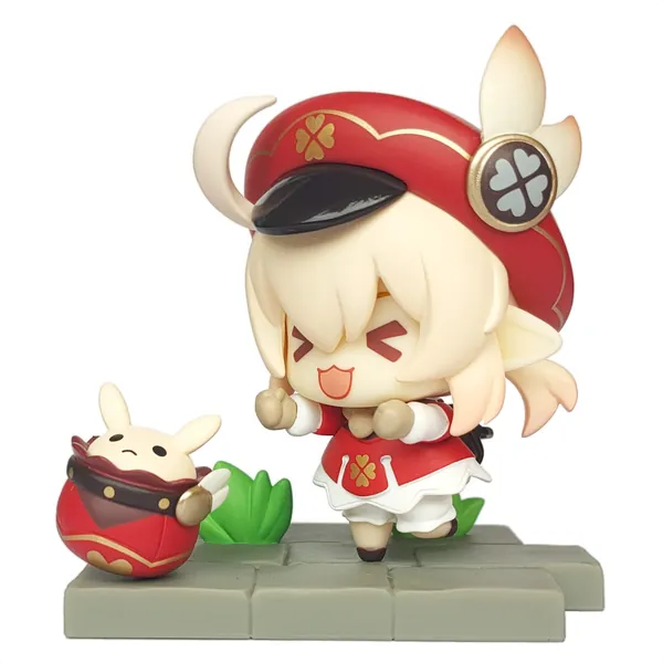 KOOLIYA Genshin Impact Figure, Official Distribution - Battle Stance Mondstadt Edition, Decoration Ornaments Best Gift Collection Toy for Game Fans (Klee)
