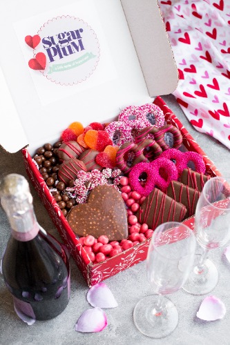 Happy Valentine's Day Chocolate & Treats Box