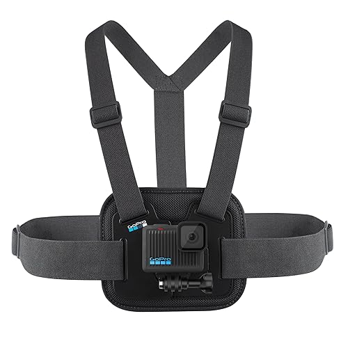 GoPro Performance Chest Mount (All GoPro Cameras) - Official GoPro Mount, Black - Black