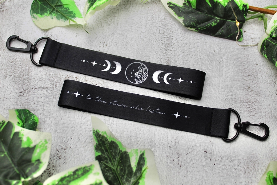 ACOTAR inspired Wristlet Keychain - Double-sided - SJM