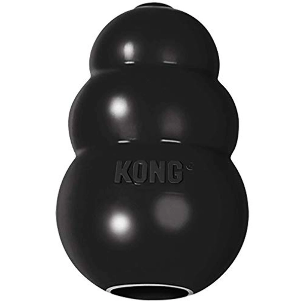 KONG - Extreme Dog Toy - Toughest Natural Rubber, Black - Fun to Chew, Chase and Fetch - for X-Large Dogs - X-Large - Standard Packaging