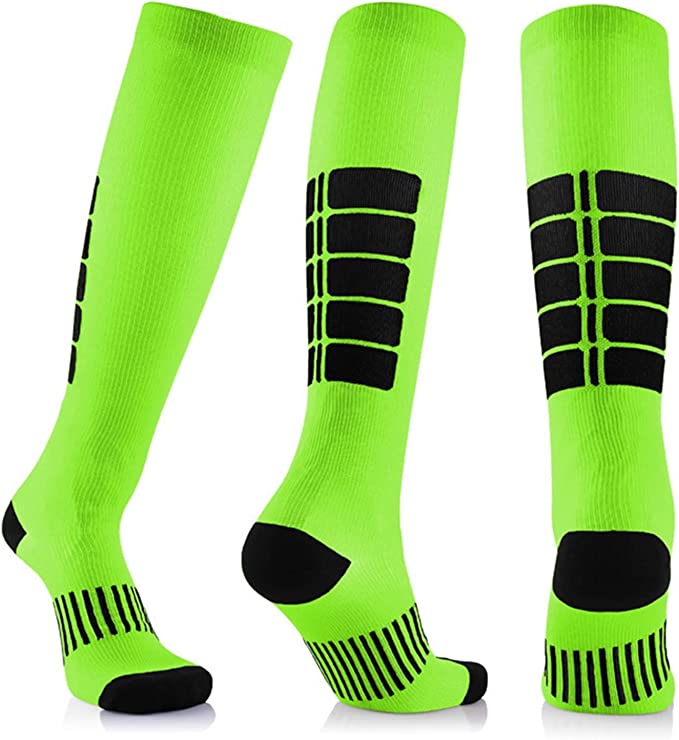 Green Athletic Knee High (Compression Socks) - L/XL