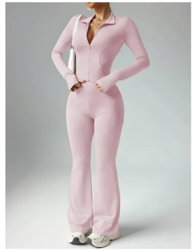 Dewbera Női egyszínű, testhezálló, hosszú ujjú felső és bő szárú nadrág