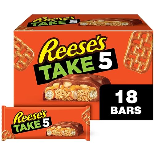 My Fav Candy ~ REESE'S TAKE 5 Candy Bars (18 Count)