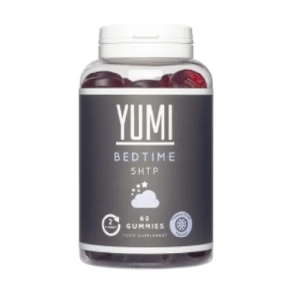 5HTP Bedtime Gummies x 60 | 100mg | Griffonia Extract | Maintain Wellbeing | Vegan | Gluten-Free | Chewable Sleep Supplement | Passion Fruit Flavour |