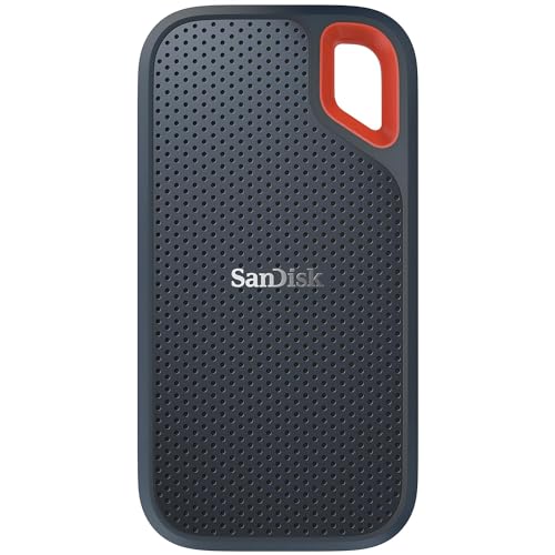 SanDisk Extreme Portable SSD 2TB up to 550MB/s read, Solid State Drive - Old Version - 2TB - Black