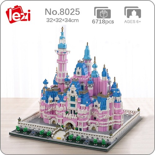 Pink Dream Garden Castle Amusement Park - LOZ Blocks Official Store