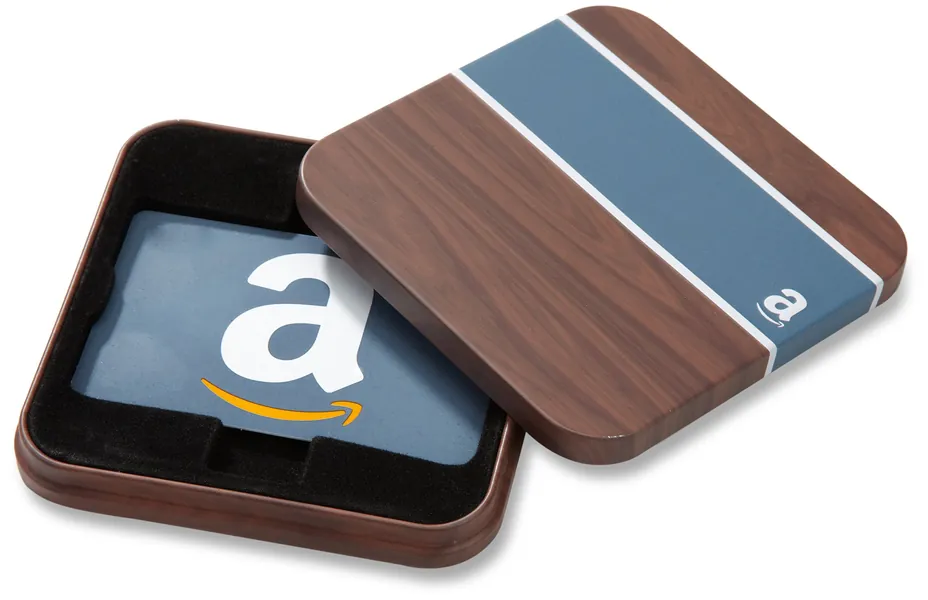 Amazon.ca Gift Card in a Gift Box (Various Designs) - 0 Brown & Blue Tin