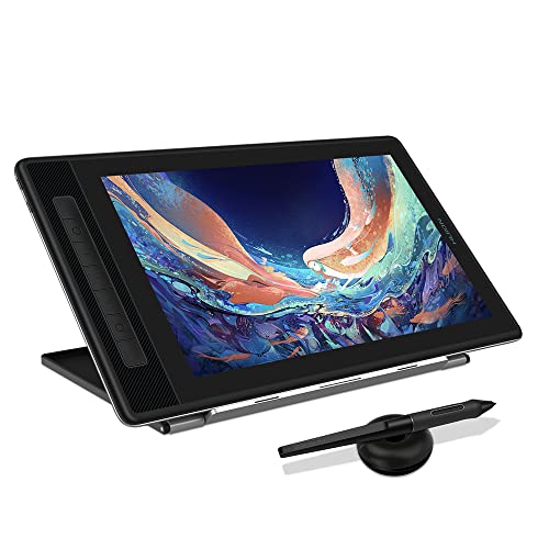 HUION Kamvas Pro 13 2.5K QHD Graphics Monitor Drawing Tablet with Screen QLED Full Lamination Battery-Free Stylus PW517 for Windows PC, Mac, Android, 13.3inch Digital Drawing Tablet Pen Display - 13.3inch - 2.5K QHD