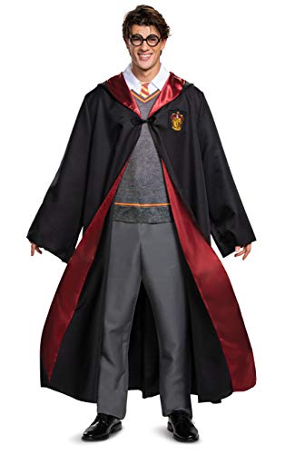 Harry Potter Costume for Men, Deluxe Wizarding World Adult Size Dress Up Character Outfit - XL (42-46)