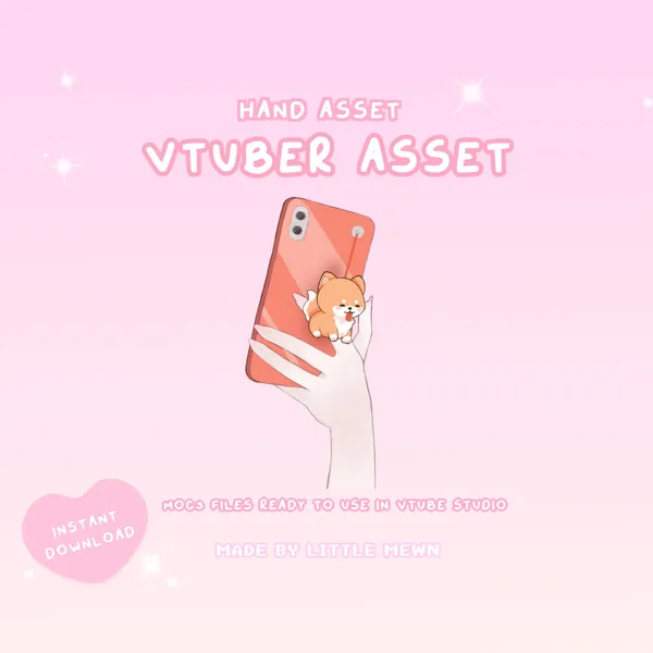 VTuber Asset | Rigged CharmCall Shiba Inu Phone