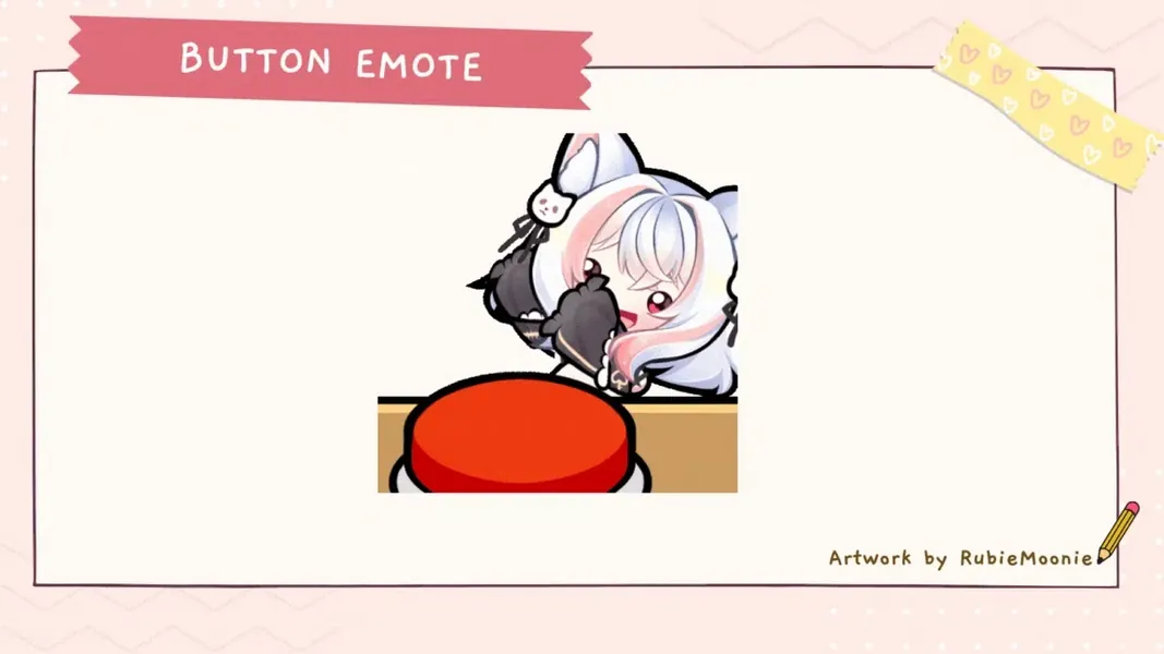 RubieMoonie | Button Emote