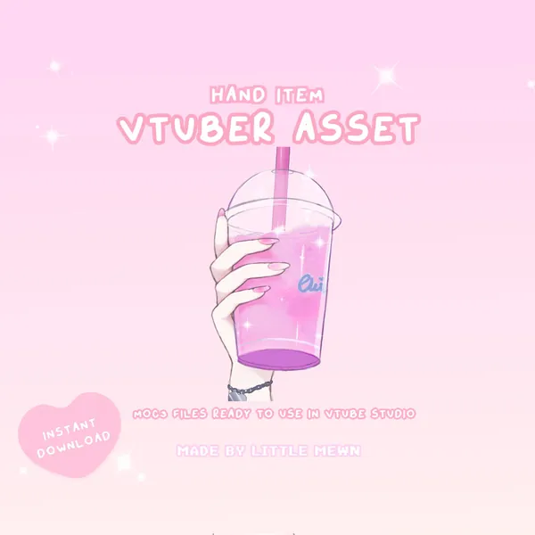 VTuber Asset | Rigged Cherry Crush Slush