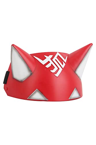 agfosa OW Kiriko Maske Cosplay Anime Stirnband Kiriko OW2 Kostüm Haarreifen - Einheitsgröße - Kiriko