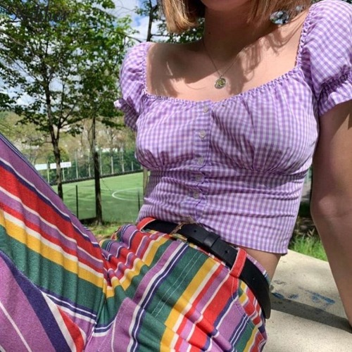 Country Baby Crop Top | Purple