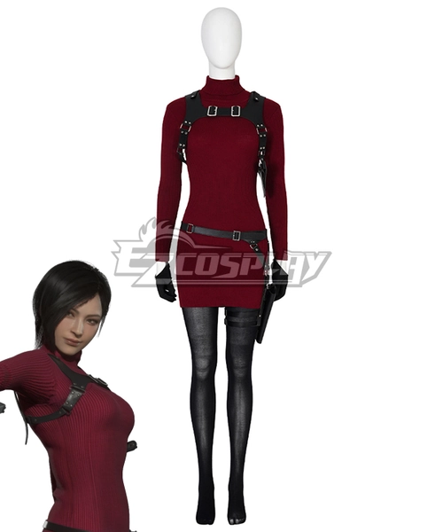 Resident Evil IV 4 Remake Ada Wong B Edtion Cosplay Costume