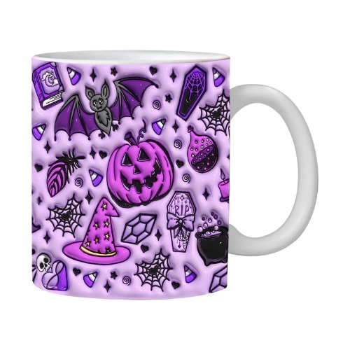 Spooky Season Mugs | Purple Halloween