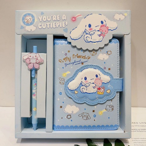 Kawaii Diary & Pen Set | Cinnamoroll Cupcake + Pen