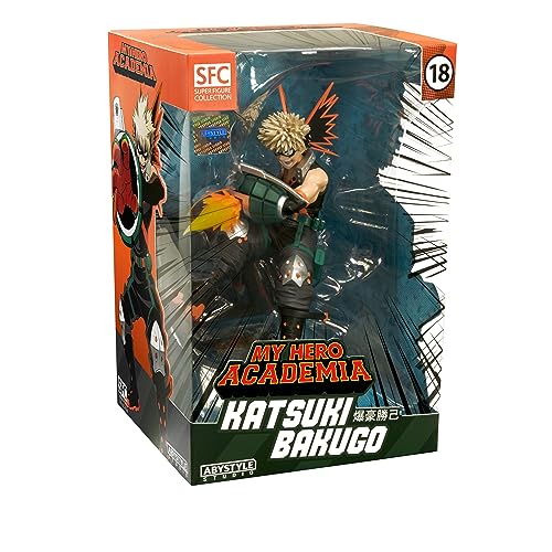 ABYSTYLE Studio My Hero Academia Bakugo Katsuki AP Shot SFC Collectible PVC Figure 6.7" Tall Statue MHA Anime Manga Figurine Home Room Office Decor Gift