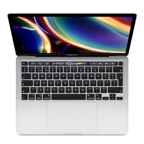 2020 Apple MacBook Pro mit 2.3GHz Intel Core i7 (13-zoll, 32GB RAM, 512GB SSD Kapazität) (QWERTY English) Silber (Generalüberholt)