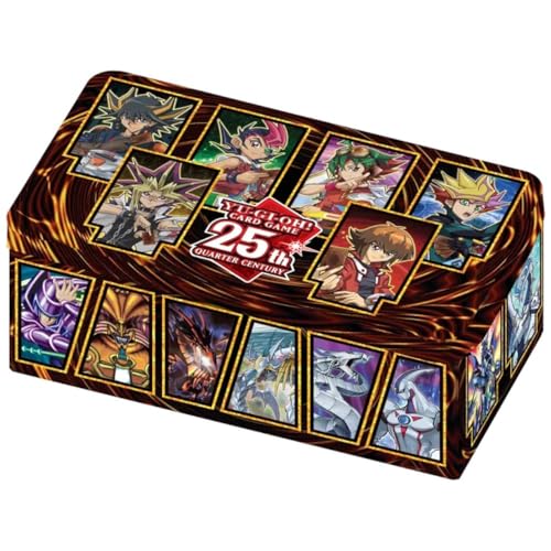 Yu-Gi-Oh! TRADING CARD GAME Tin of Dueling Heroes 25th Anniversary – Deutsche Ausgabe, 1. Auflage - Tin Box (1 Stück)