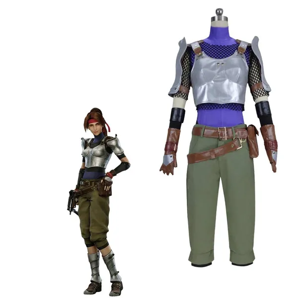Final Fantasy VII Remake Jessie Cosplay Costume 3334 - Female S