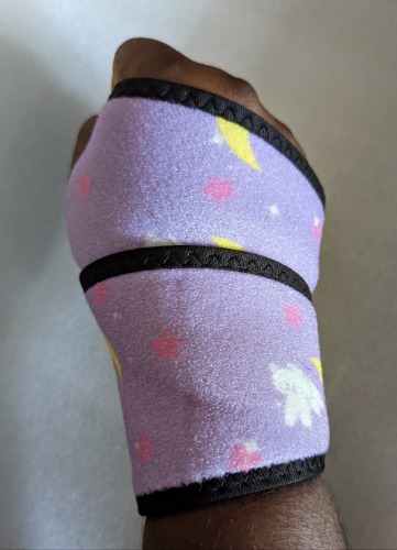 Moon Bunny Compression Wrist Brace - Large