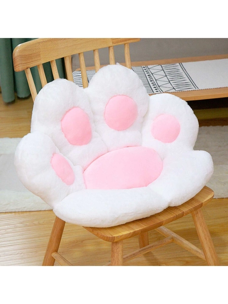 55*65CM Kawaii INS Bear Paw Plush Pillow Soft Animal Seat Stuffed Sofa Chair Cushion Indoor Floor Mat Room Decoration for Girls