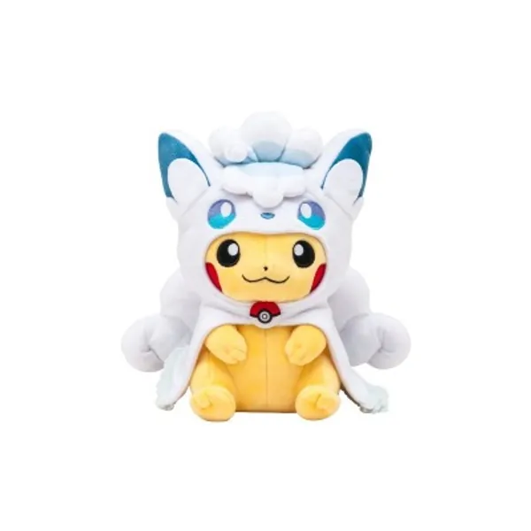 Plush Poncho Alolan Vulpix Pikachu