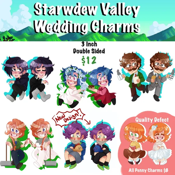 Stardew Valley Wedding Charms