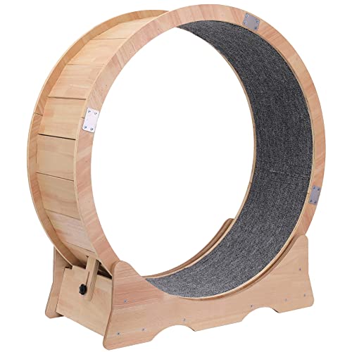 Cat Wheel, Cat Treadmill, Exercise Wheel, Cute Cat Furniture, Pet Toy, Cat Toy, Cats Loss Weight Device (Large) - Large