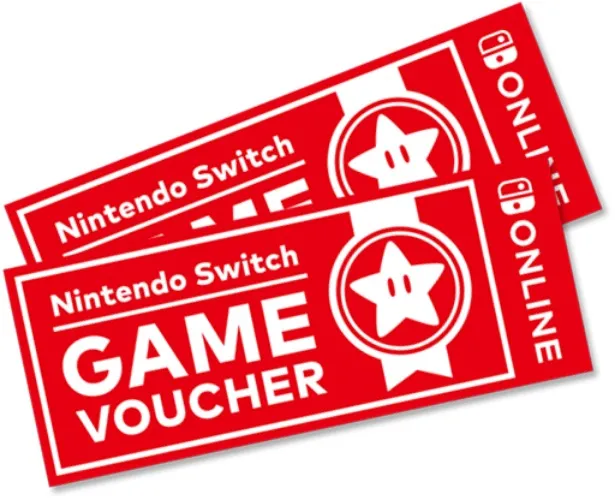 2 Nintendo Game Vouchers