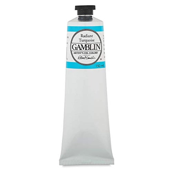 Gamblin G2880 150ml Artists Grade Oil Color - Radiant Turquoise