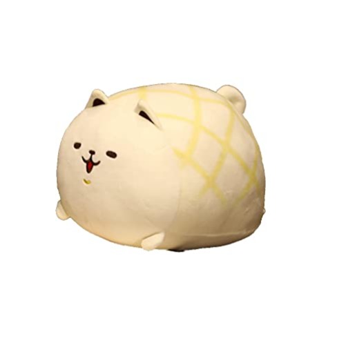 FeiWen Carino Shiba Inu Peluche Shiba Inu Cane Peluche Peluche Animale Farcito Ottimo Regalo di Natale di Compleanno (Z/Ananas Pane Cane Bianco)