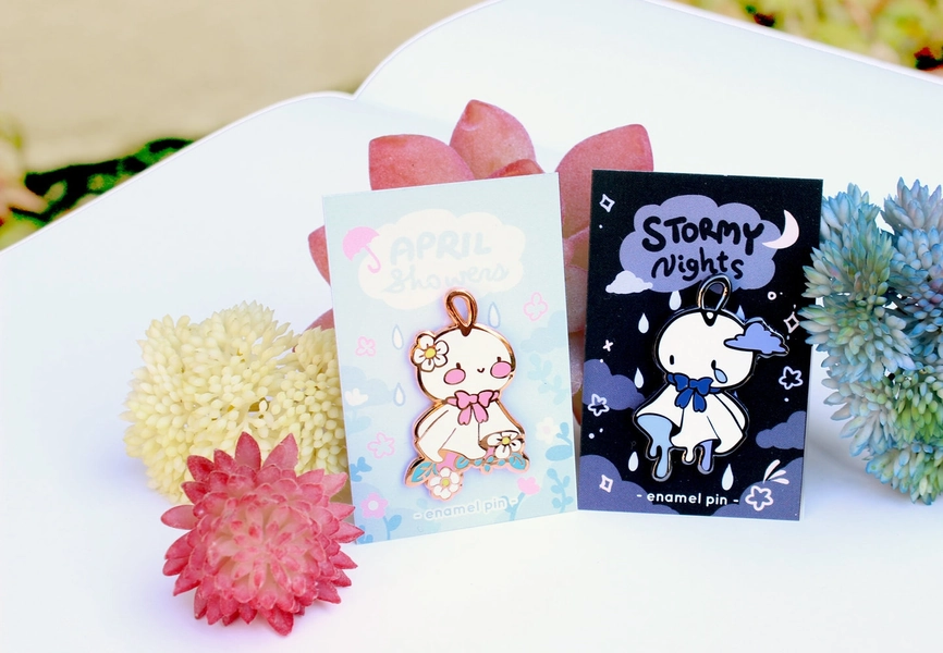 Teru Teru Bozu Spilla smaltata dura grande