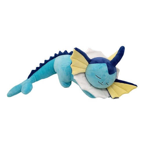 POPOYU Vaporeon Plushies Vaporeon Stuffed Animal Sleeping Vaporeon Plush Toy Collection New 2022 Premium Design Bedroom Home Decor Toy for Gifts (20inch) - 20inch